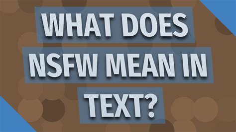 nssw meaning|nsfw meaning in text.